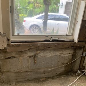 Window Leaks due to Window frame caulking that has deteriorated