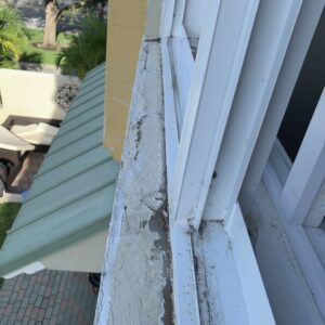 Bad Window Caulking allowing rain water to enter into stucco return